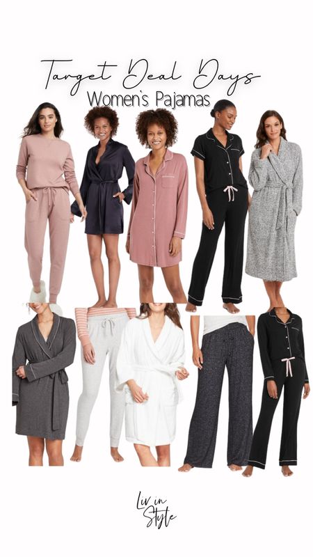 Women’s pajamas and robes 40% off during the Target deal days sales! 



#LTKSeasonal #LTKsalealert #LTKunder50