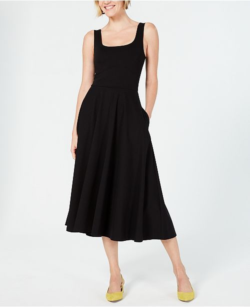 Alfani Tank Fit & Flare Midi Dress, Created for Macy's  & Reviews - Dresses - Women - Macy's | Macys (US)