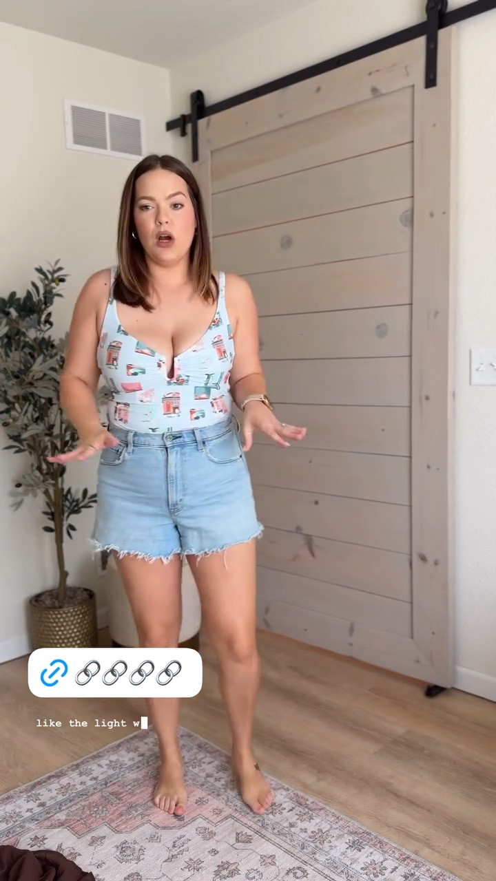 This is the 90s relaxed cut off denim shorts that have a longer in seam also in a size 31. I love the light wash and that it’s not tight around the legs // summer staples / cutoff denim shorts / light wash denim

SHORTS & SWIM SALE 30% off + an additional 15% off with code SHORTSAF

#LTKFindsUnder100 #LTKMidsize #LTKStyleTip