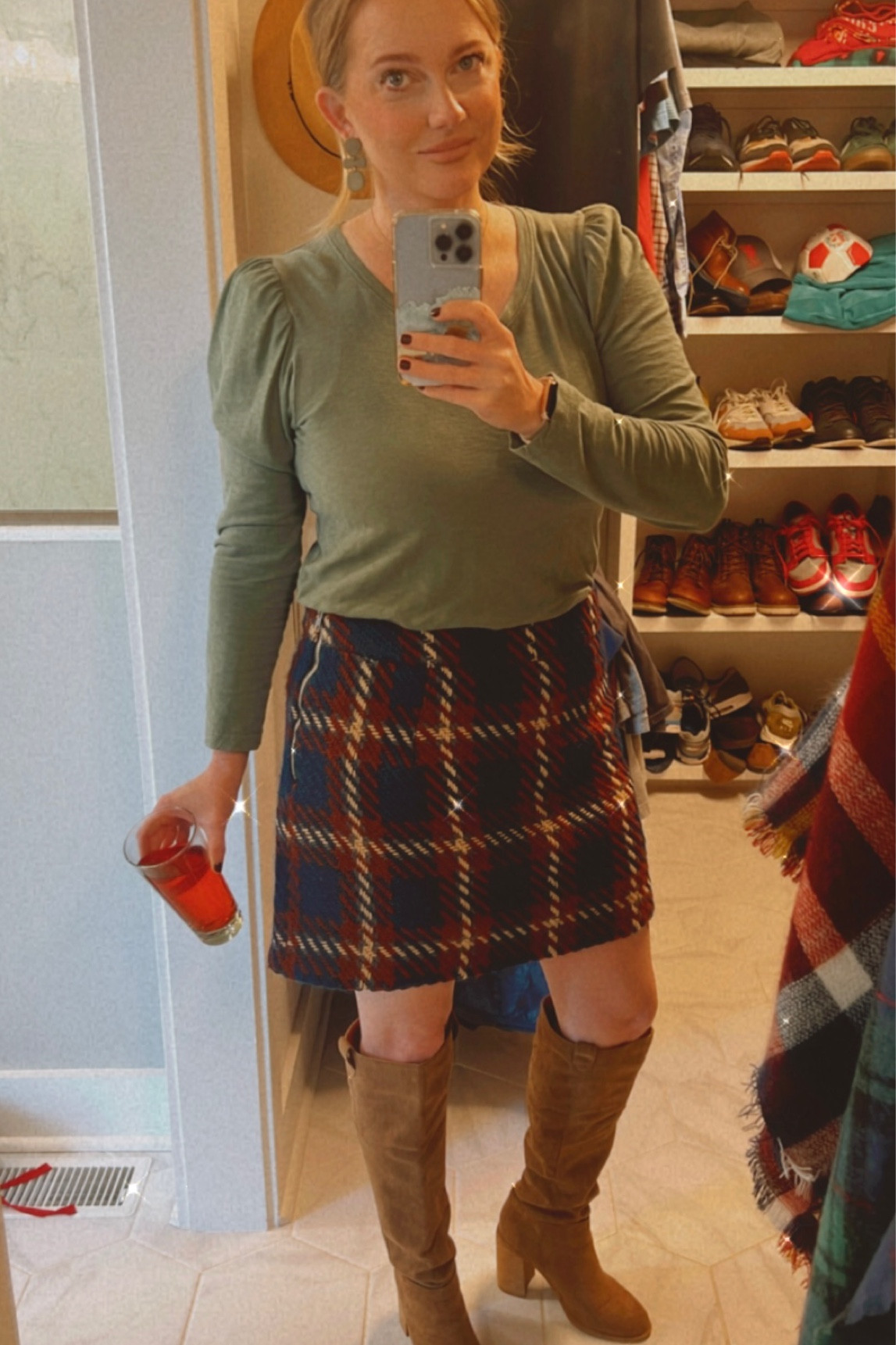 Fall vibes only. Obsessed with this skirt and boot combo from #vici. The boots are on MEGA sale!

#LTKHoliday #LTKshoecrush #LTKSeasonal