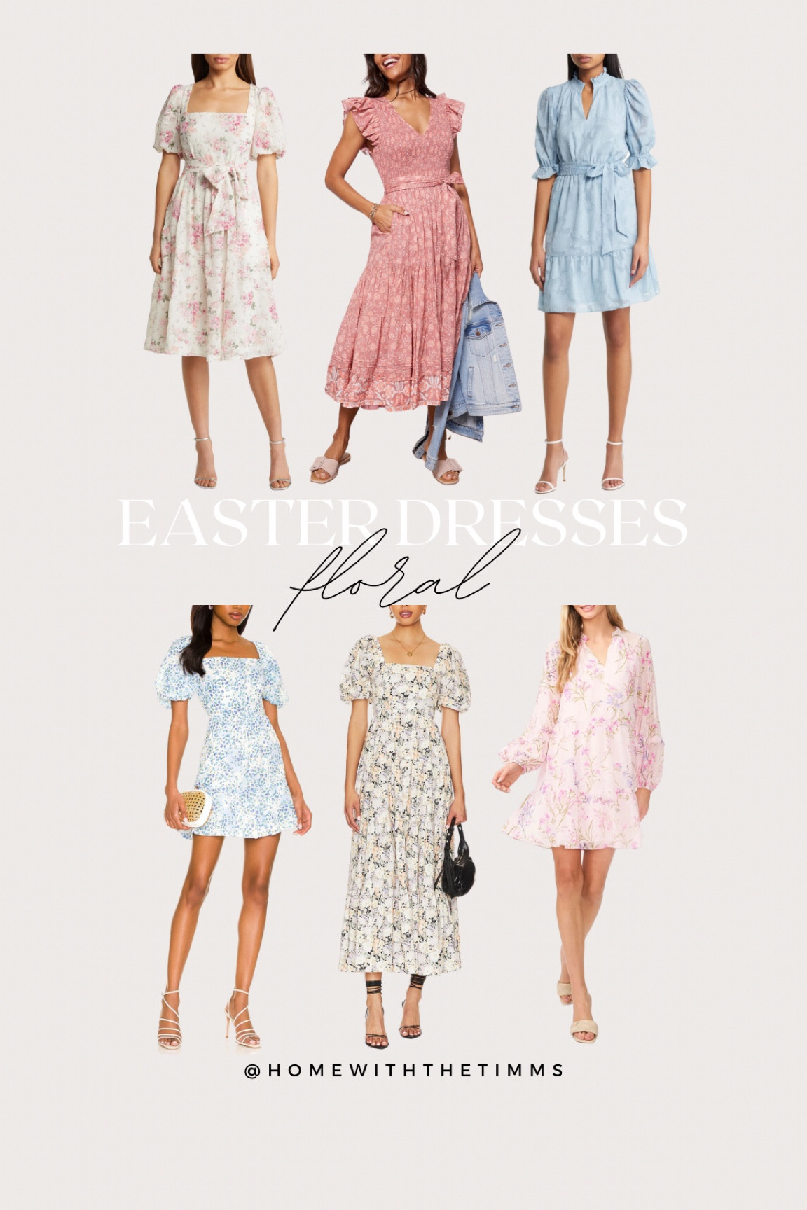 Floral dresses for Easter 

Spring dress, spring outfit, floral dress, Easter, Easter dress, Easter outfit 

#LTKstyletip #LTKSeasonal #LTKFind