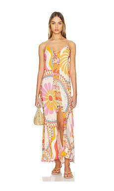 Maaji Oasis Maxi Dress in Beige from Revolve.com | Revolve Clothing (Global)