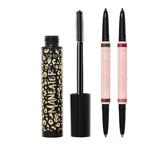 tarte Maneater Mascara + Quick Stick Double-Ended Gel Liner Duo - QVC.com | QVC