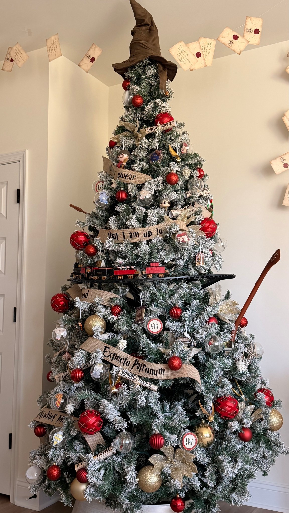 Harry Potter-themed Christmas tree 🎄🪄✨

#LTKCyberWeek #LTKHoliday #LTKHome