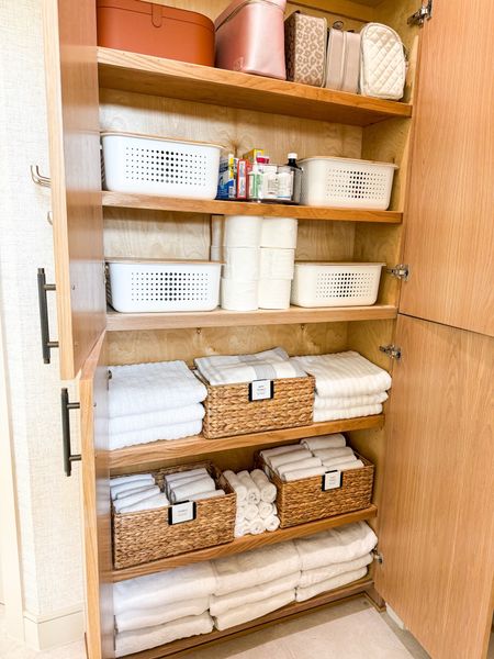 My linen closet storage! I linked multiple container store look for lesses of the products I used

#LTKfindsunder50 #LTKhome #LTKfamily