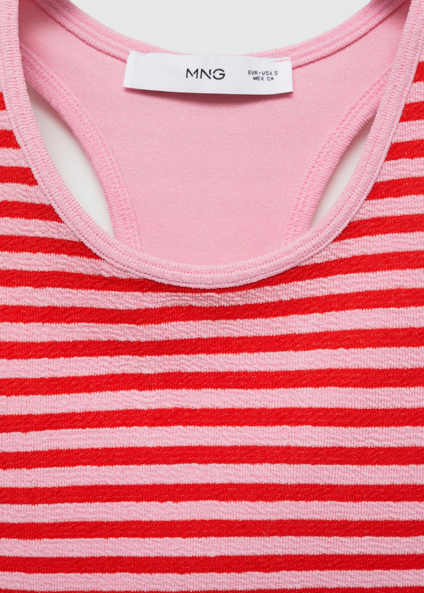 Striped knit top | MANGO (US)