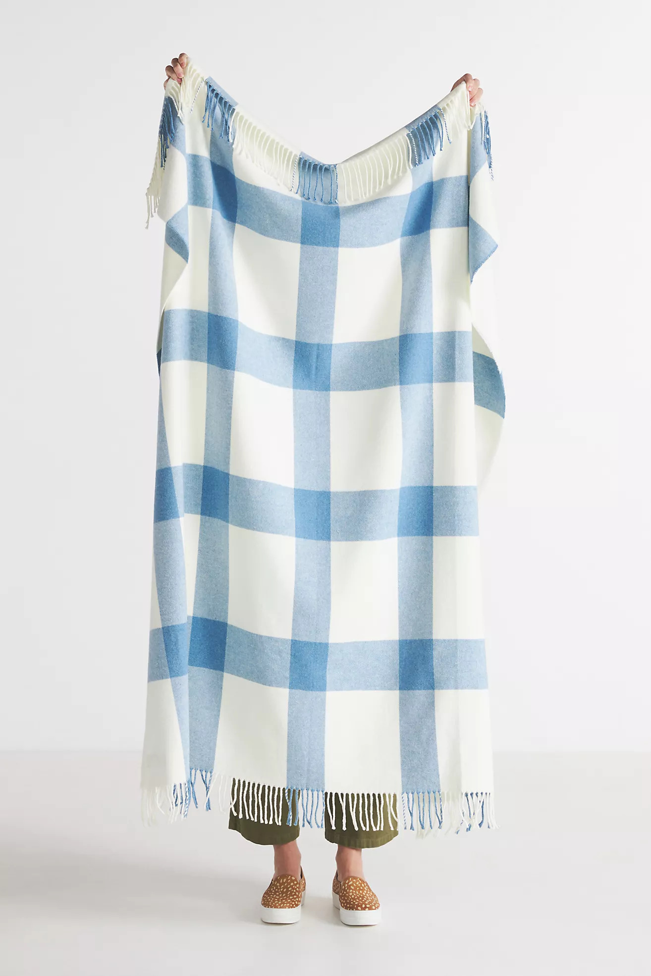 Wellington Plaid Throw Blanket | Anthropologie (US)