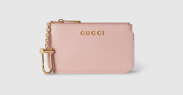 Gucci - Zip key case with Gucci script | Gucci (US)