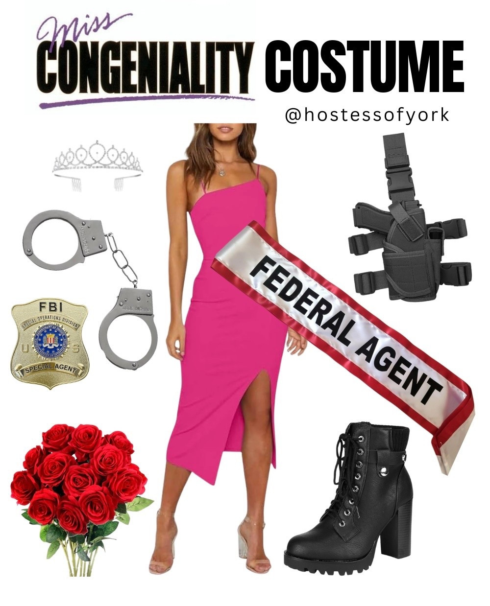 Miss Congeniality Halloween costume idea! 

#ideas #parties #women #movies #costumes #fun #unique #fall #femalecostume #brunette #movie #sandra #pageant #dress

#LTKParties #LTKHalloween #LTKStyleTip
