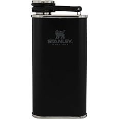 Stanley Classic Flask 8oz with Never-Lose Cap, Wide Mouth Stainless Steel Hip Flask for Easy Fill... | Amazon (US)