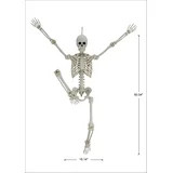 5-Foot White Ultra Poseable Skeleton, Halloween Hanging Decoration, by Way to Celebrate | Walmart (US)