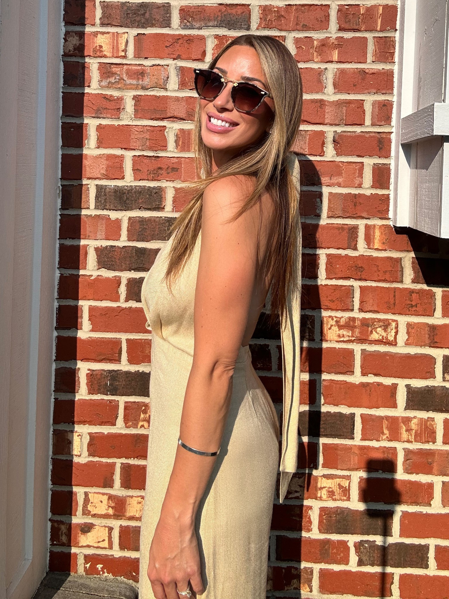 Love a linen jumpsuit in the summer. Mine is old from Sezane… I linked similar!

#LTKStyleTip #LTKSummerEdit