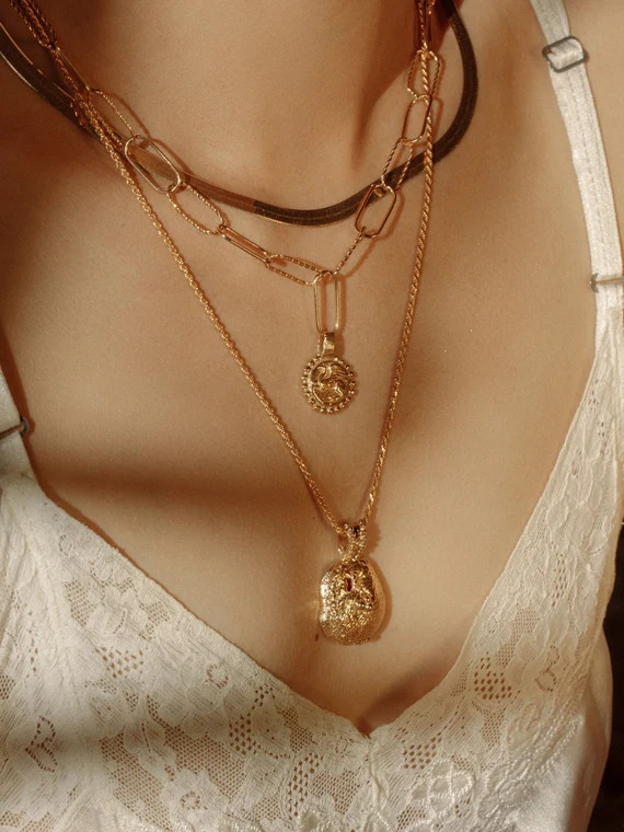 The Gilded Chancel Necklace 24K Gold Plated Necklace Gold | Etsy | Etsy (US)