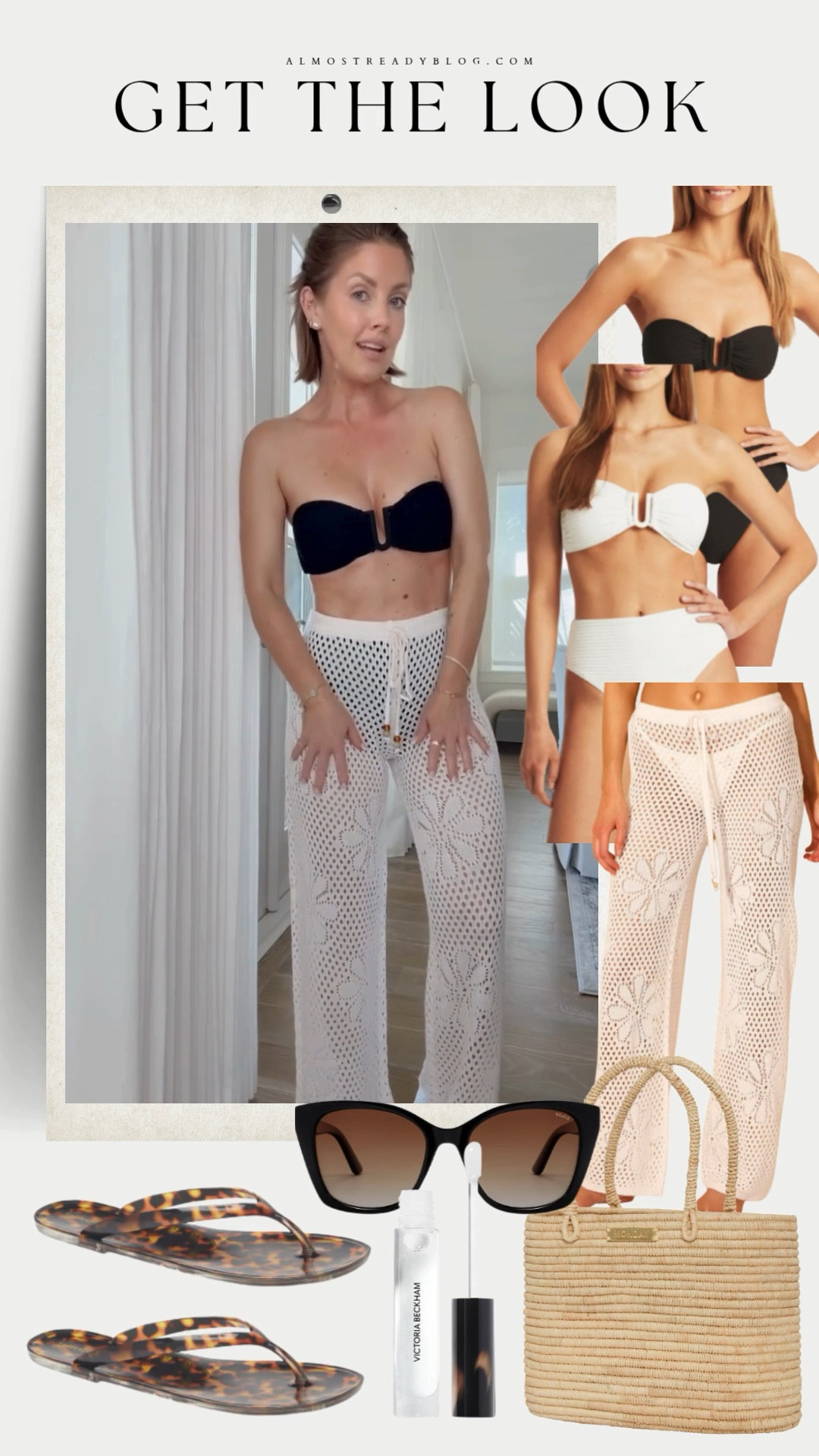 Size 4 top and bottoms in the suit / XS coverup pants (could have done the small) / flip flops are true to size 

Florida outfit, beach vacation, cover up pants, swimsuit, chic pool day outfit, target finds, amanda west, almostreadyblog

#LTKSwim