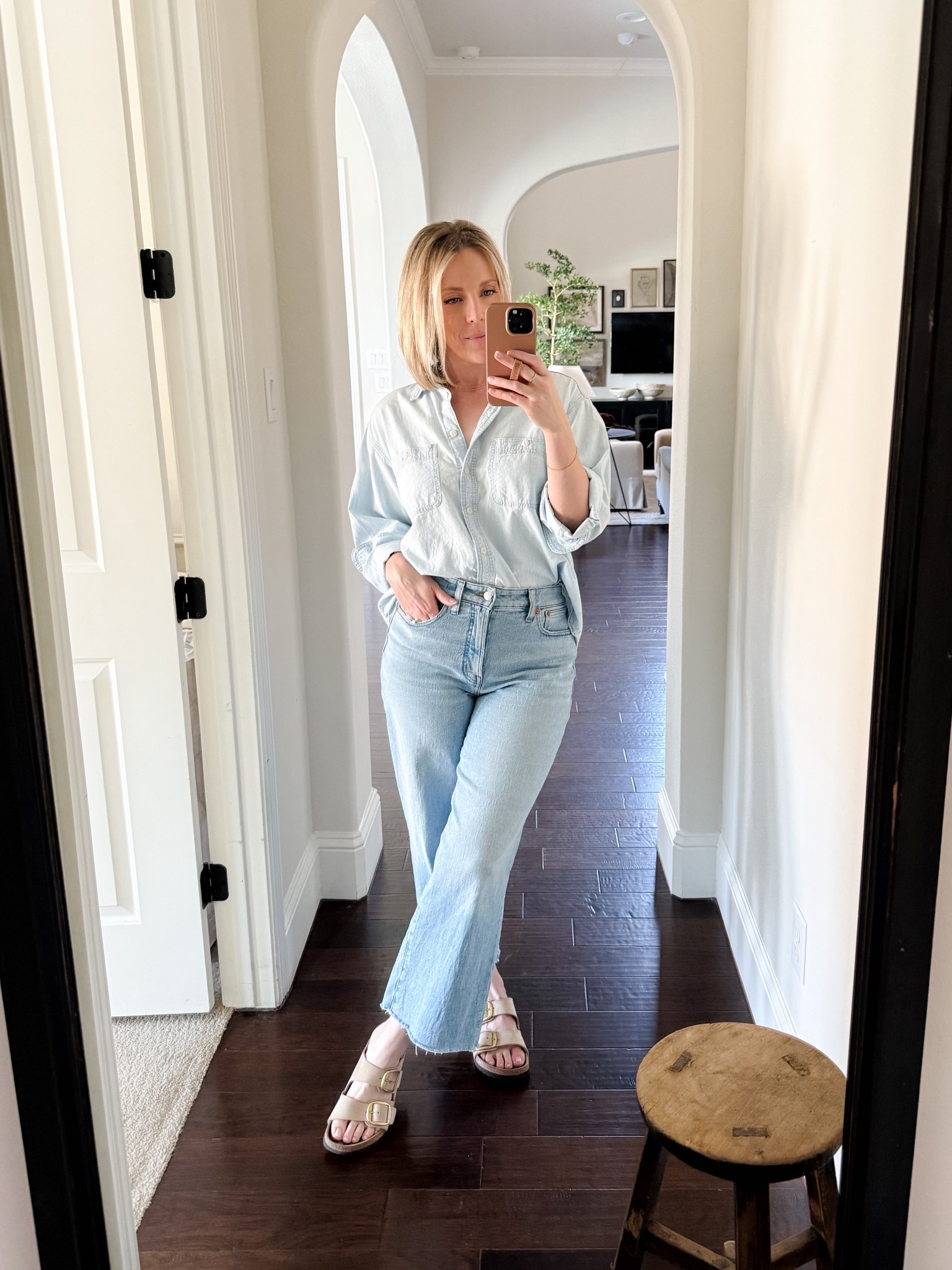 My go-to favorite will always be denim on denim.  If you haven’t picked up this chambray shirt yet, what are you waiting for? 

It’s 50% off right now!

#LTKOver40 #LTKHome #LTKMidsize