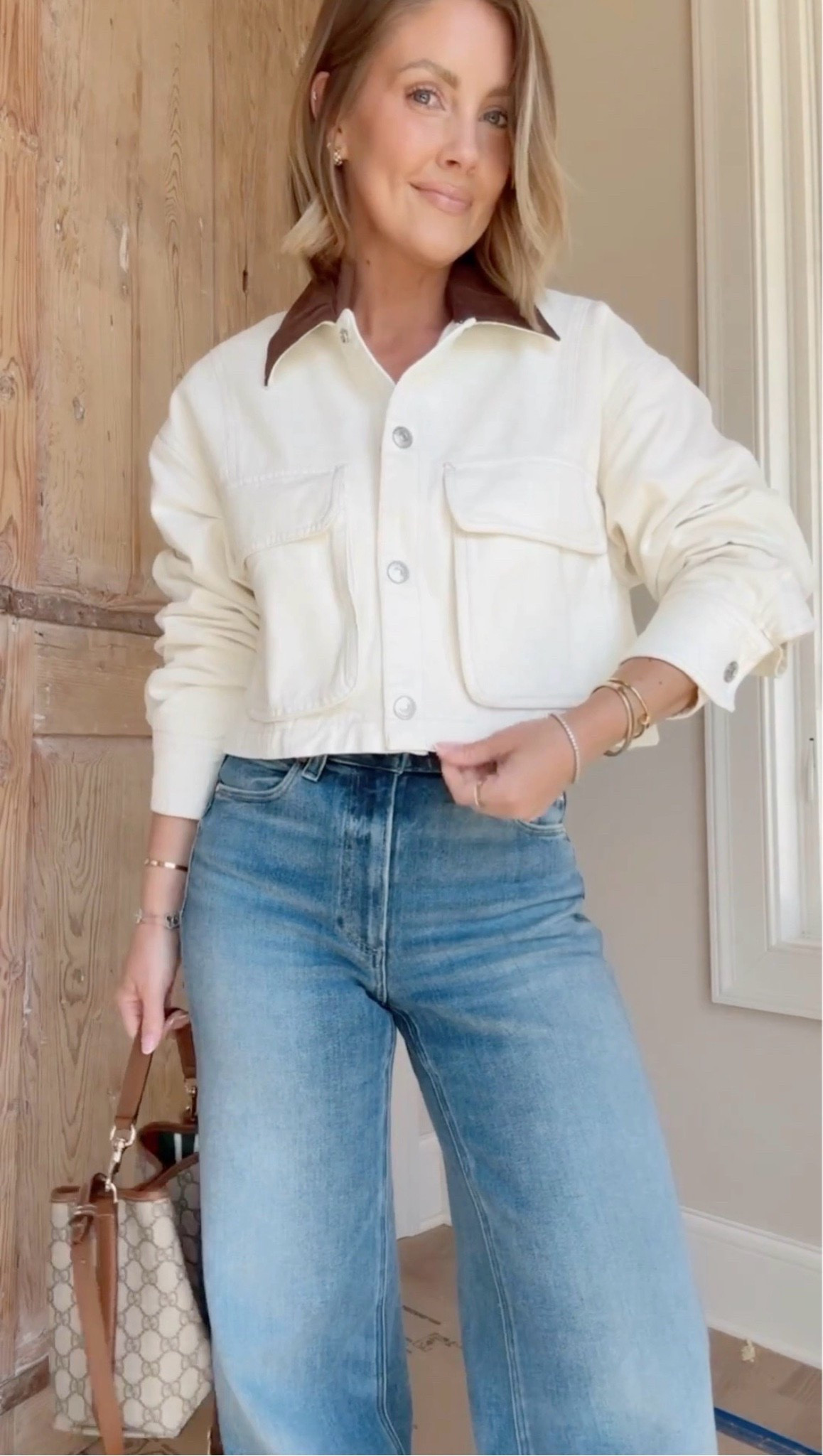 XS jacket / Small Amazon bodysuit / 24 jeans (I sized down one - these are so soft and comfortable!)

#LTKSaleAlert #LTKSeasonal #LTKPetite