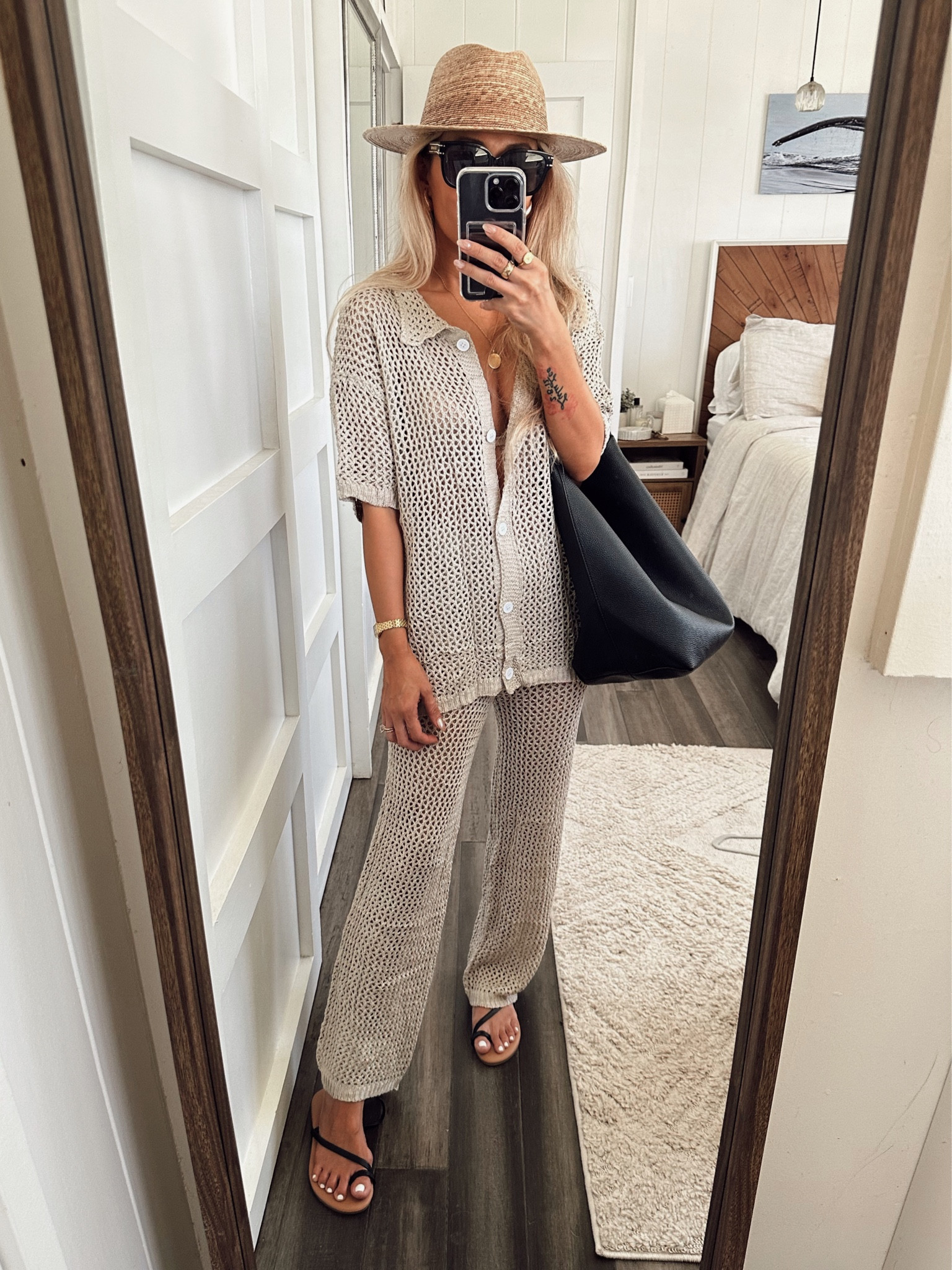 Amazon coverup set- perfect for drinks or lunch after a beach trip! So nice and airy! Wearing smallest size 

#LTKunder50 #LTKstyletip #LTKswim