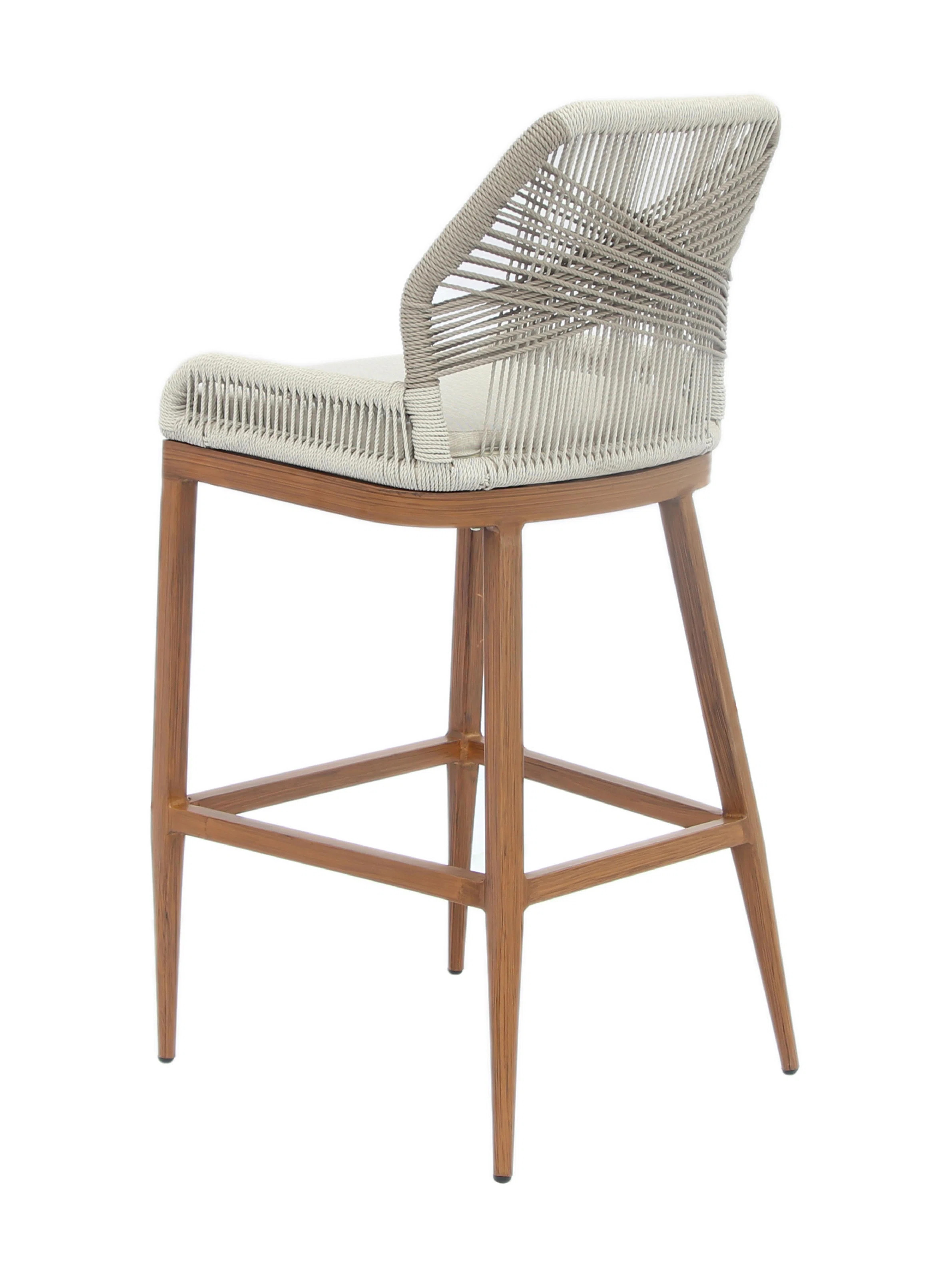 Bess Patio Bar Stool with Cushion | Wayfair Professional