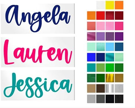 Personalized Name Decal for Yeti Cup, Tumbler, Water Bottle, Laptop, car Window or Other Hard and... | Amazon (US)