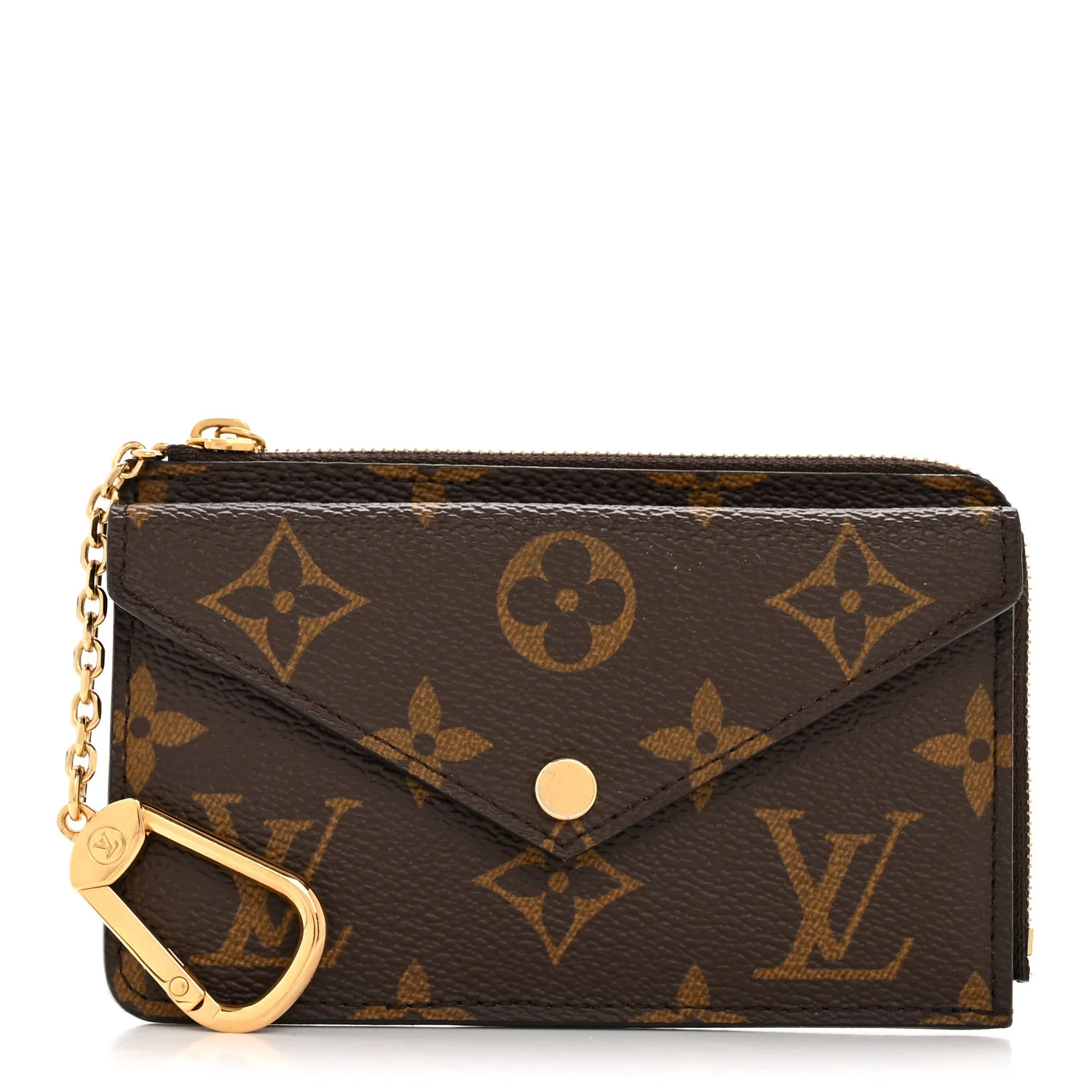 Monogram Recto Verso Card Holder Black | FASHIONPHILE (US)