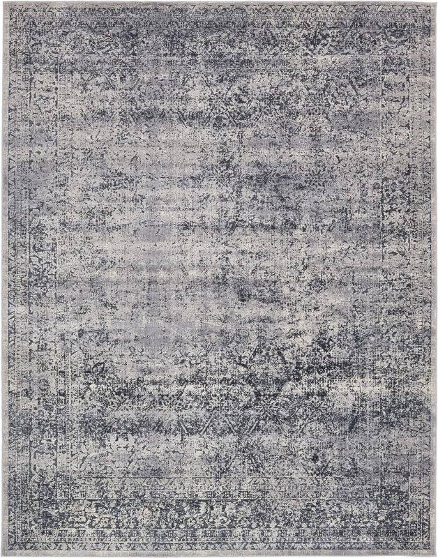 Abbeville Eclectic Dark Gray Area Rug | Wayfair North America