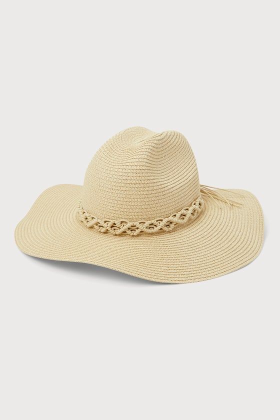 West Coast Wandering Beige Straw Fedora Hat | Lulus (US)