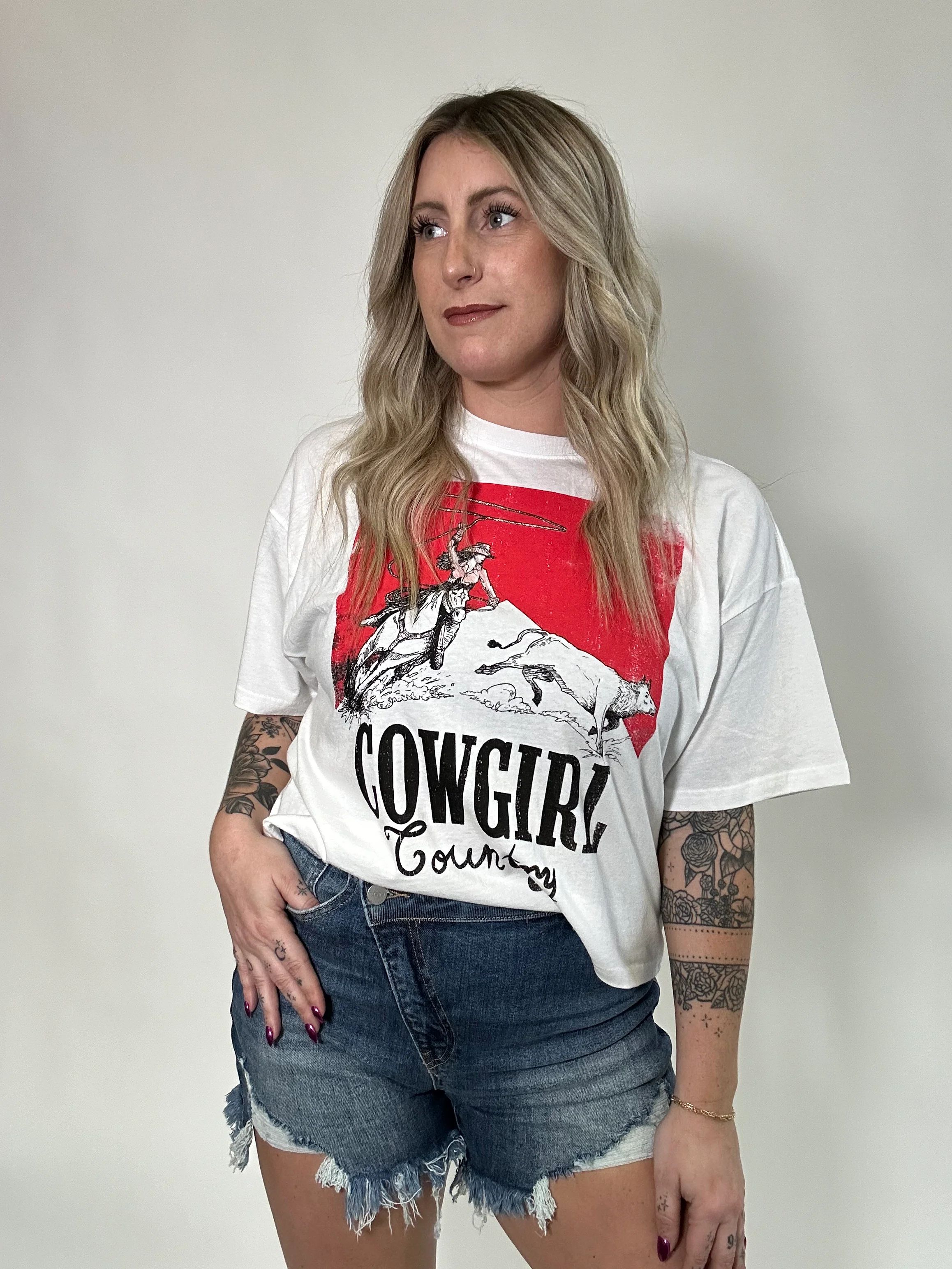 Cowgirl Country Crop Tee | Willow Boutique