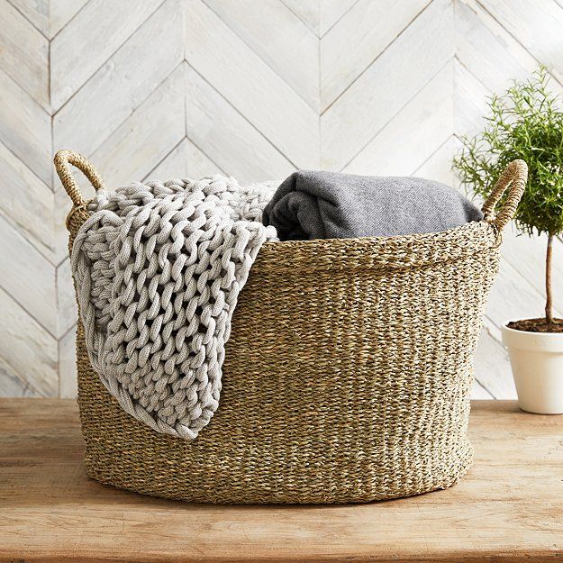 Seagrass Oval Basket – Large | The White Company (UK)