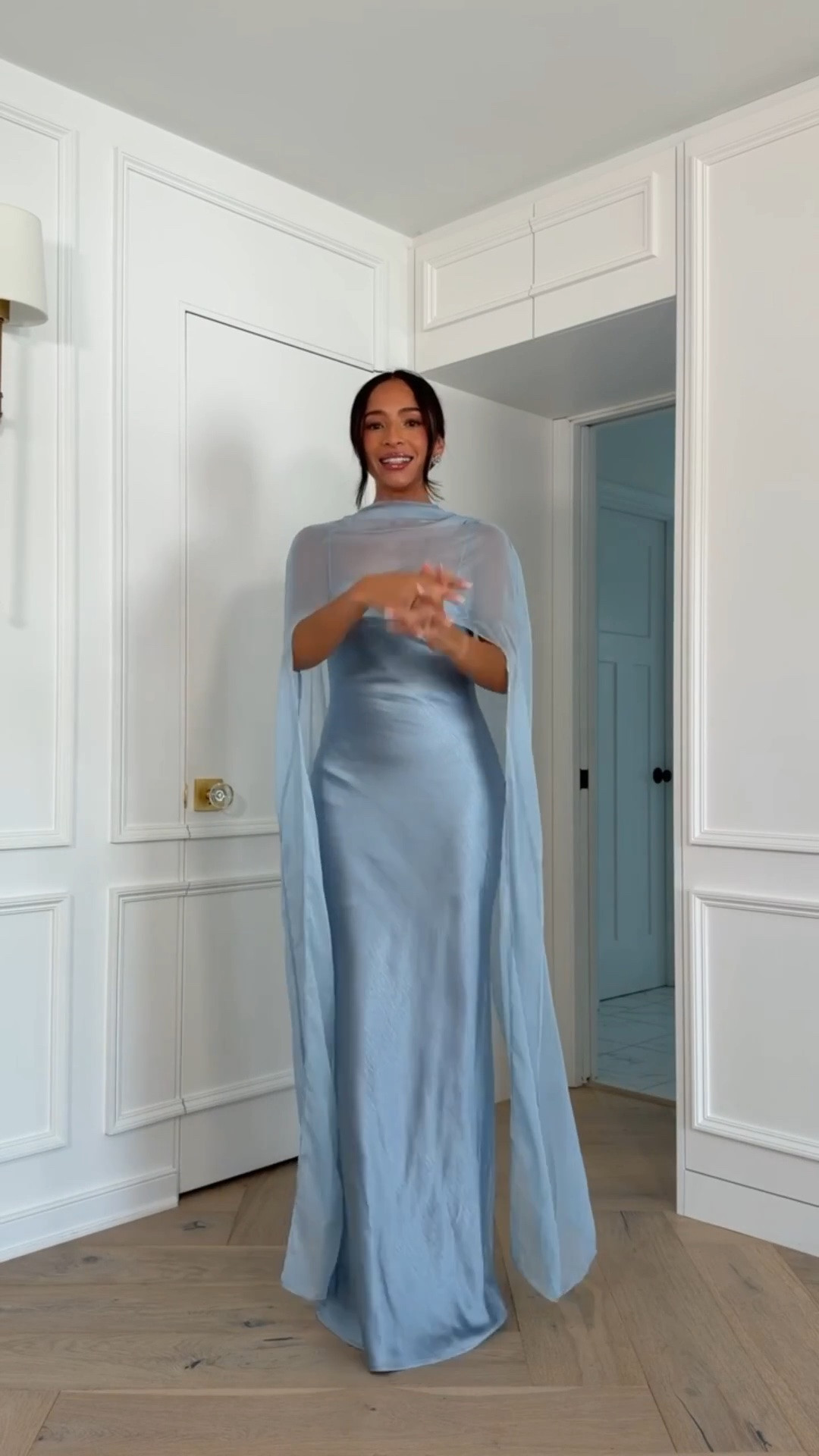 Summer wedding guest dress 💙 This satin maxi dress is so flattering and the blue is perfect for summer! Wearing size Small blue satin maxi dress 

event dress, wedding guest dress, cocktail dress, black tie dress, wedding guest dress summer, summer dresses

#LTKWedding