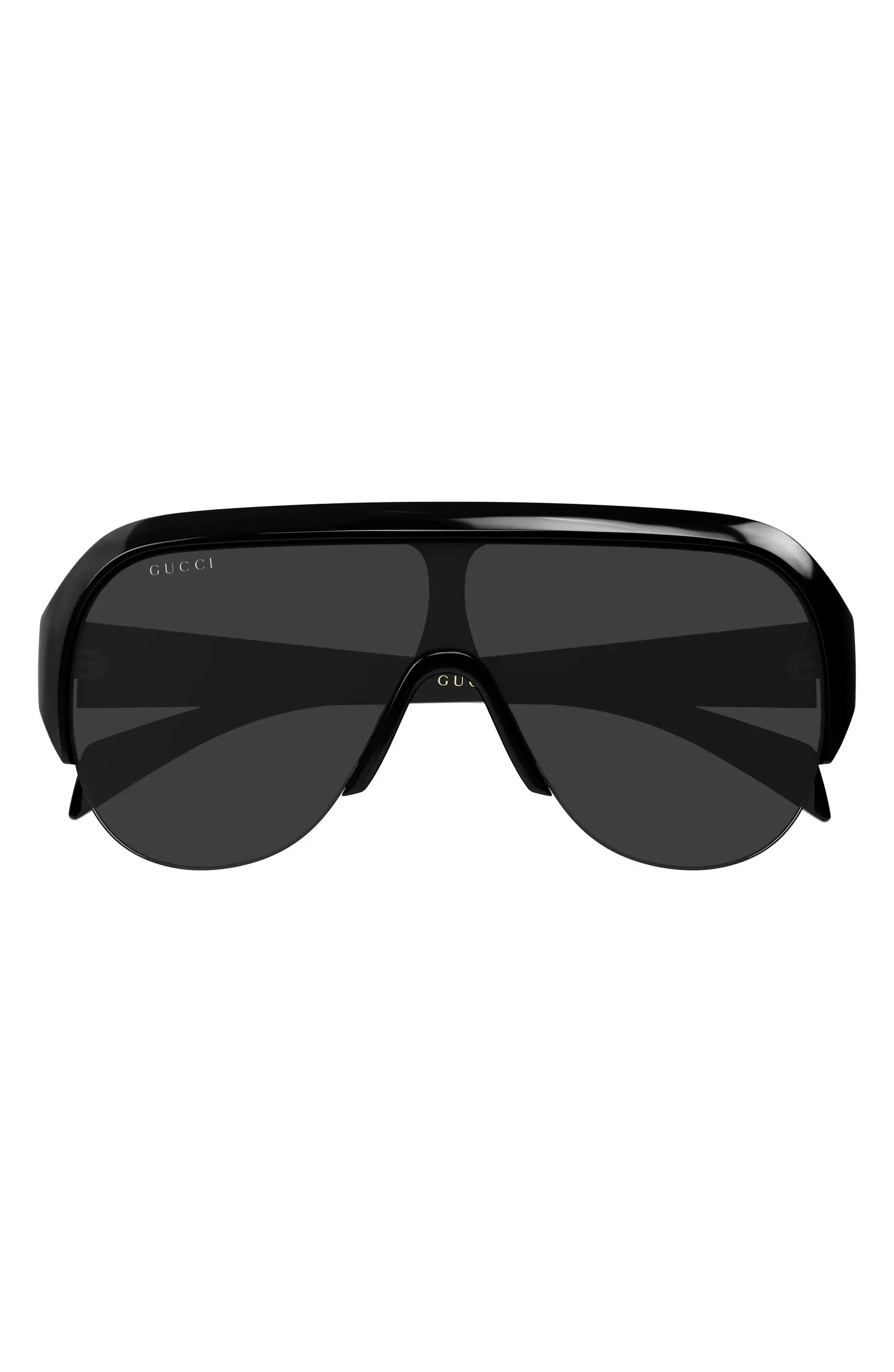 Gucci 99mm Oversize Shield Sunglasses | Nordstrom | Nordstrom