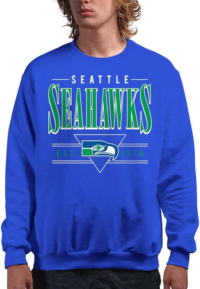 Junk Food Clothing x NFL - Unisex Adult Established Retro - Officially Licensed Crew Fleece | Amazon (US)