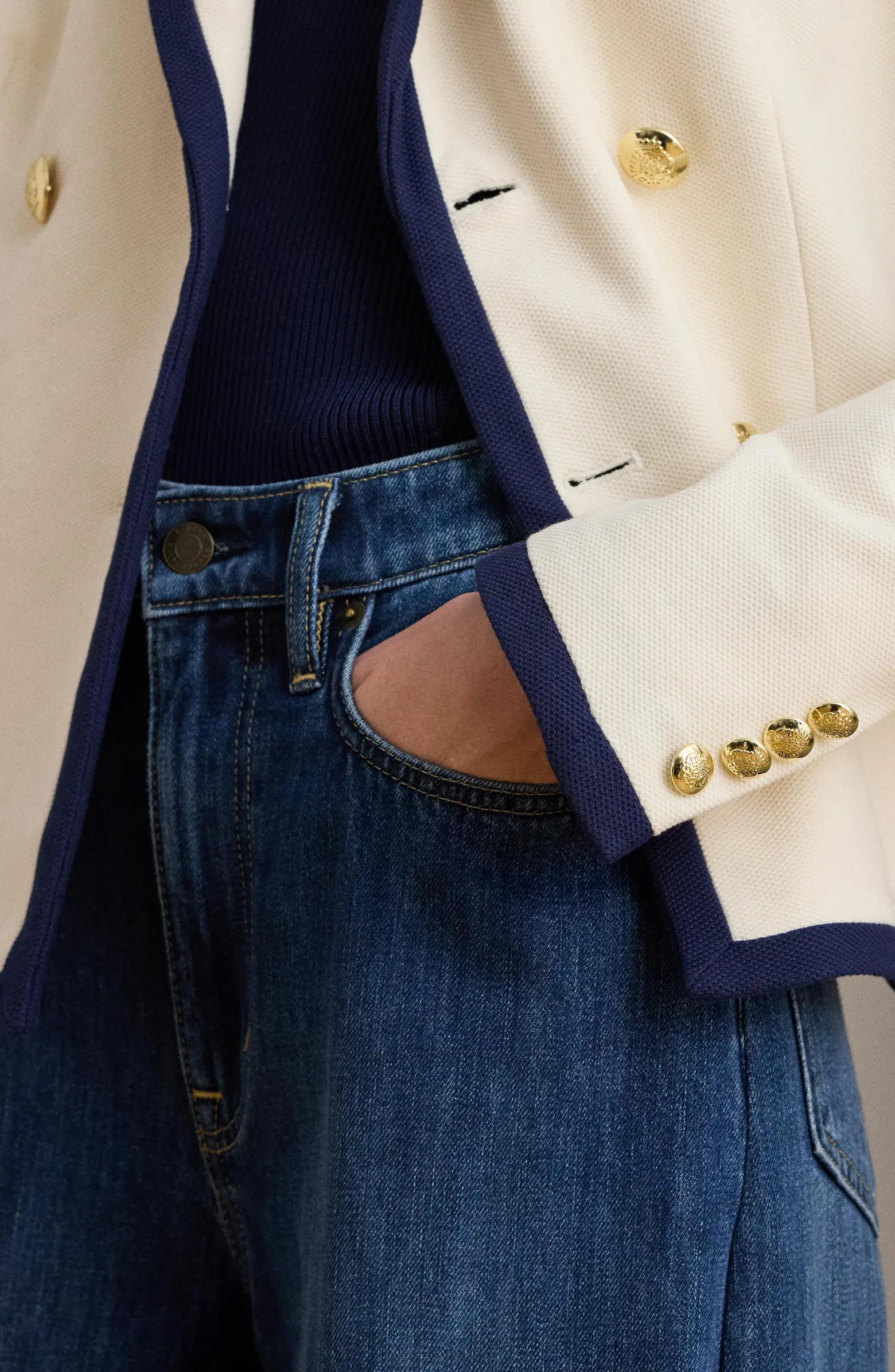 Double Breasted Piquè Blazer | Nordstrom