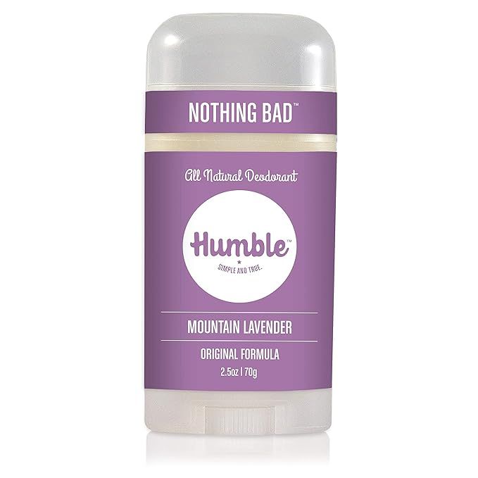 Humble Brands All Natural Aluminum Free Deodorant Stick for Women and Men, Lasts All Day, Safe, a... | Amazon (US)