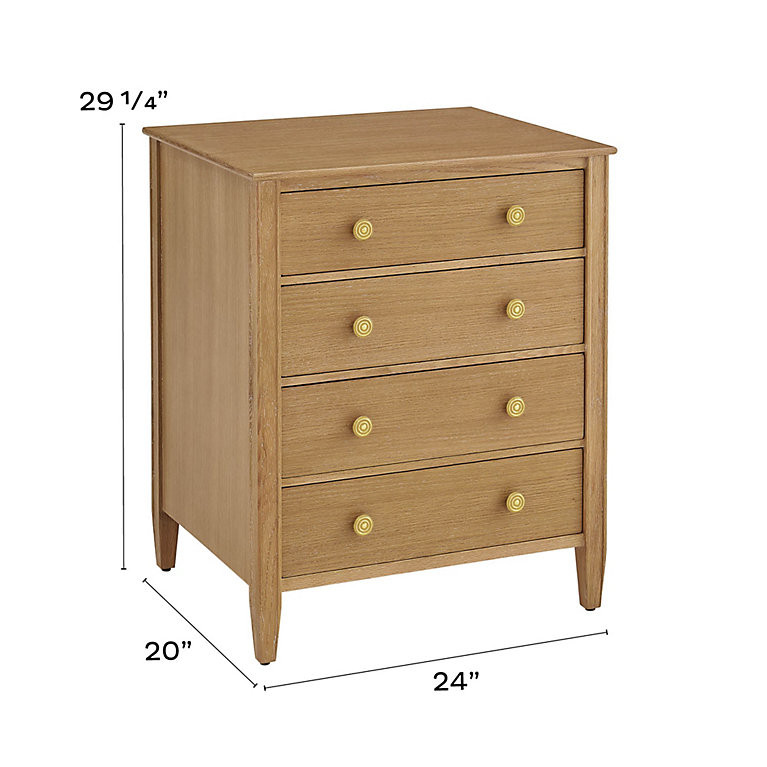 Sidney 4-Drawer Nightstand | Ballard Designs, Inc.