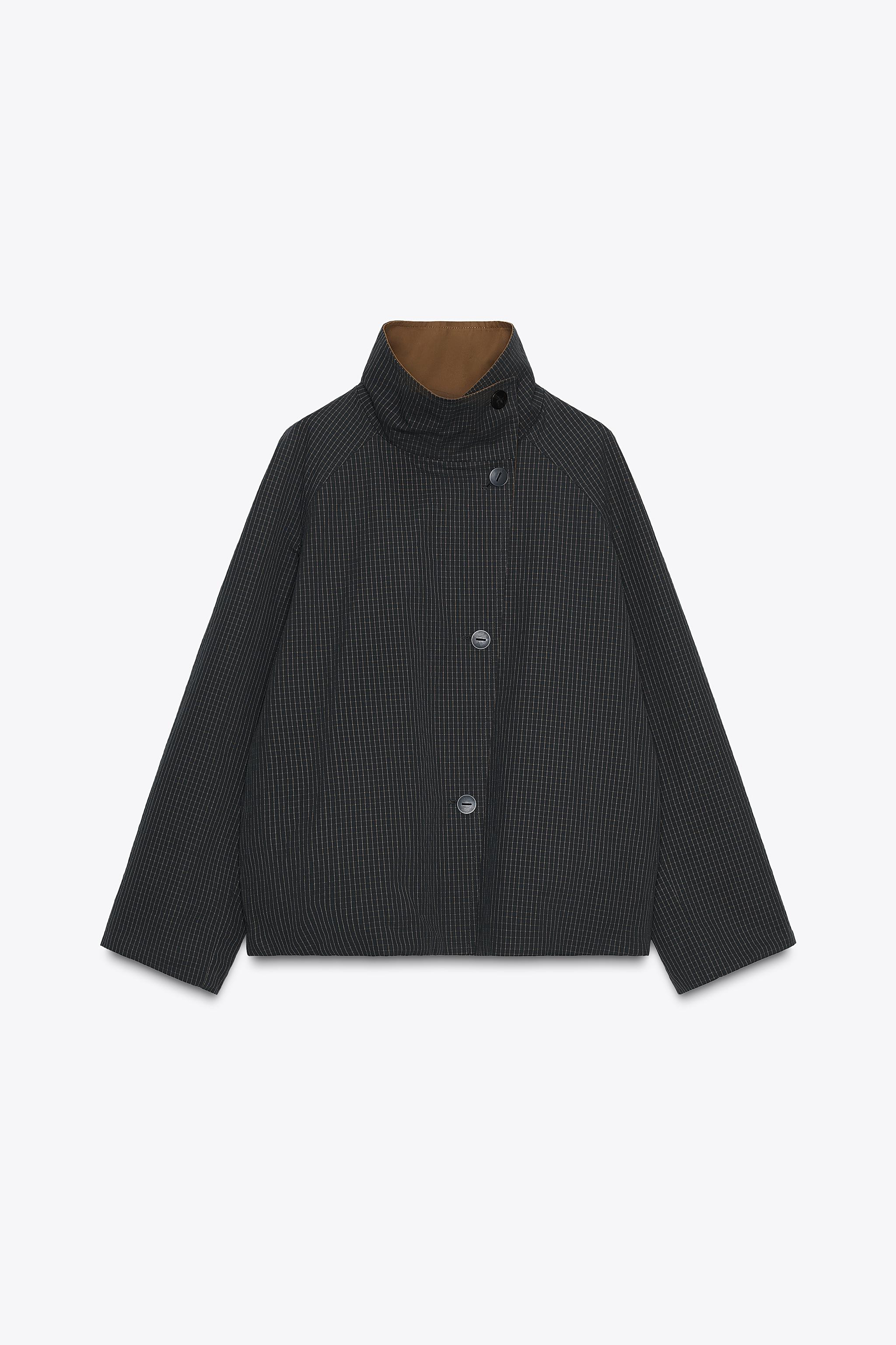ZW COLLECTION REVERSIBLE SHORT TRENCH COAT | Zara US