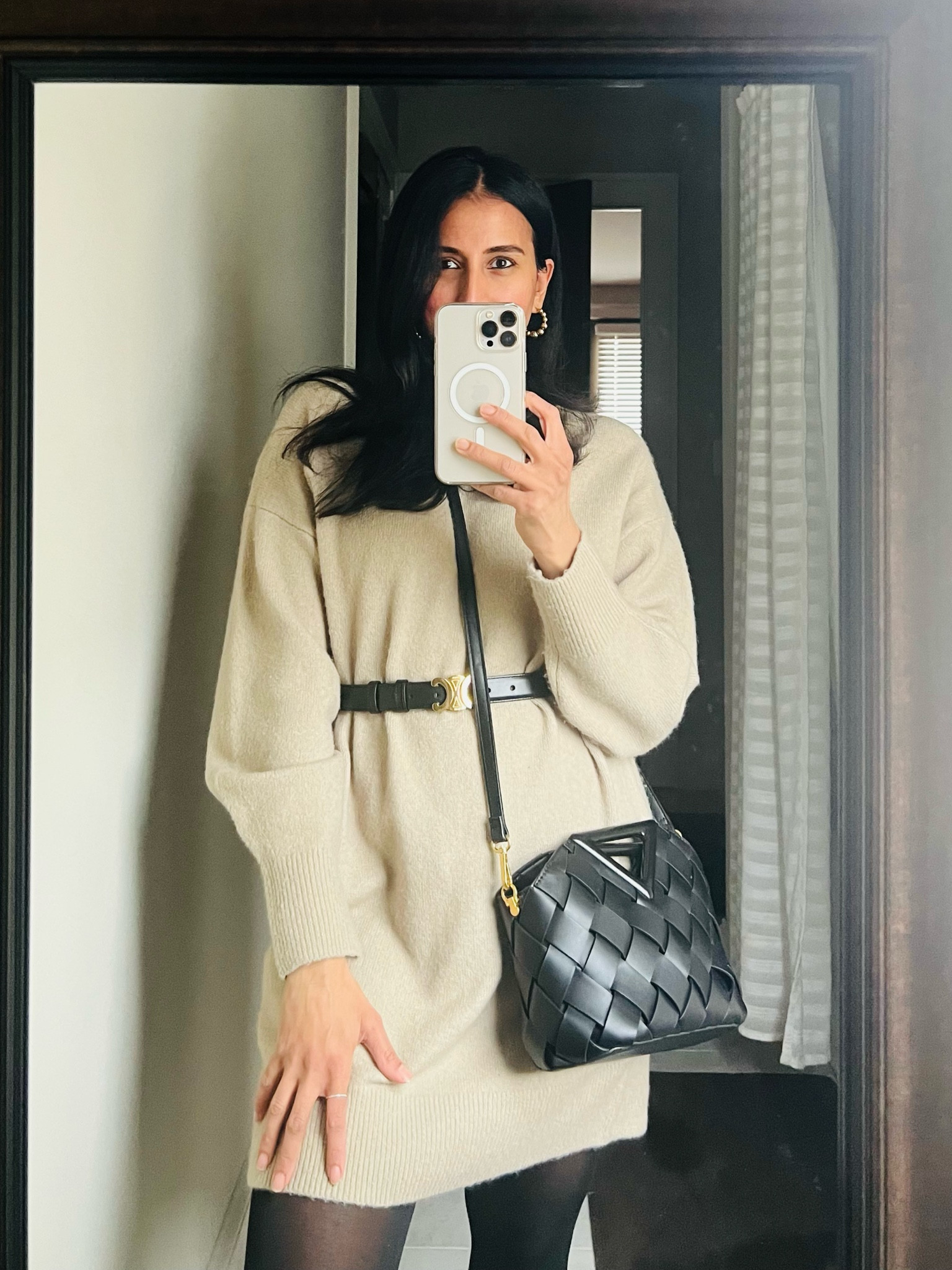 You ever feel like you have nothing to wear? Is it really the case or is that your closet just needs staple pieces? If it’s the latter then a sweater dress is the easiest way to keep you comfy & chic for winters to come 🫶🏽

Bag - local shop ❤️
Belt - Celine 
Dress - Zara Spain - Similar linked below 

#LTKFind #LTKstyletip #LTKitbag