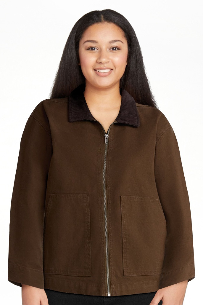 Madden NYC Women's Cotton Canvas Utility Jacket, Sizes XXS-XXL | Walmart (US)