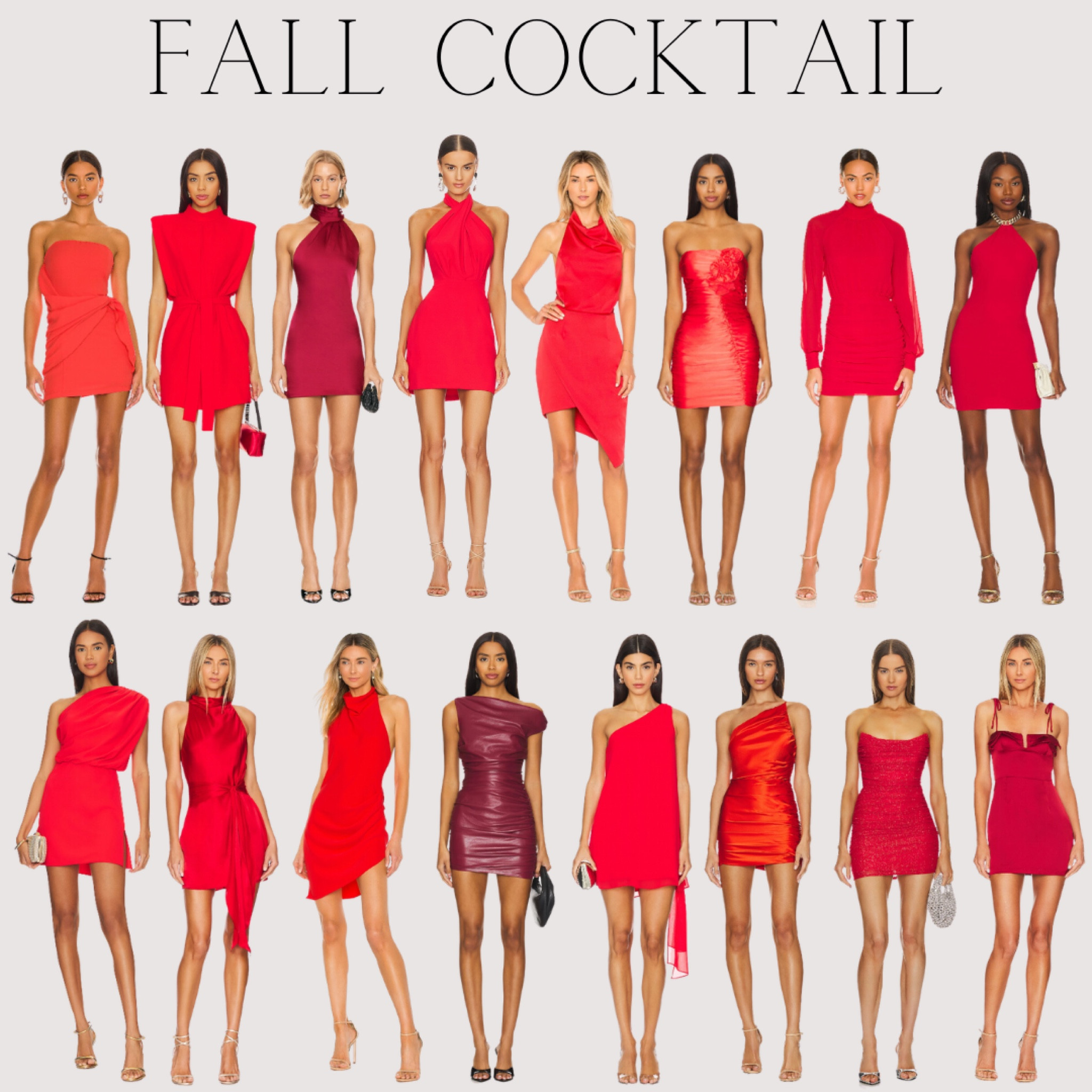 LOVE all of these red cocktail dresses for this falls events. These could be perfect dresses for a holiday party 🤍❤️

#LTKSeasonal #LTKStyleTip #LTKHoliday