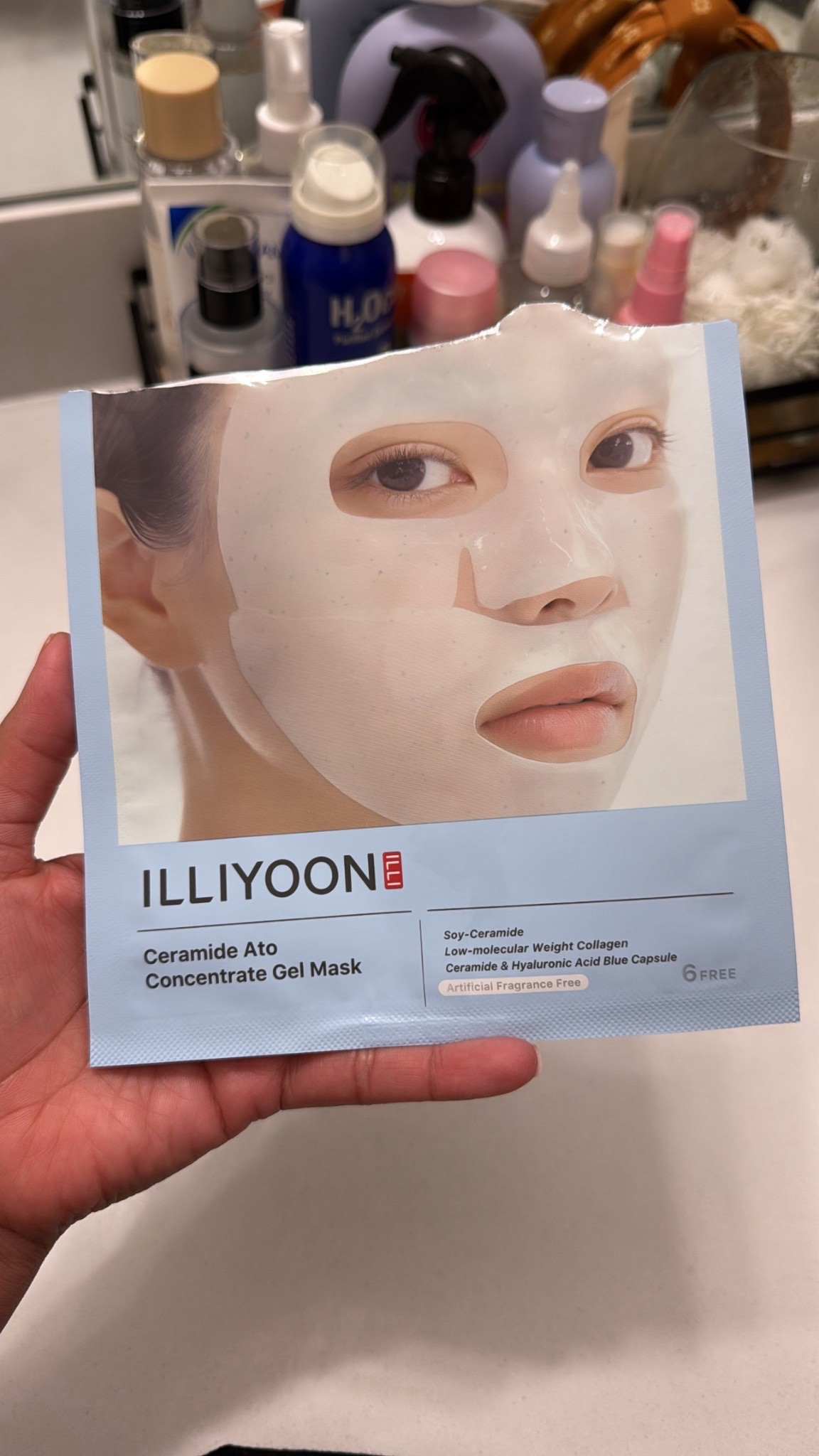 Super hydrating ceramide and collagen mask