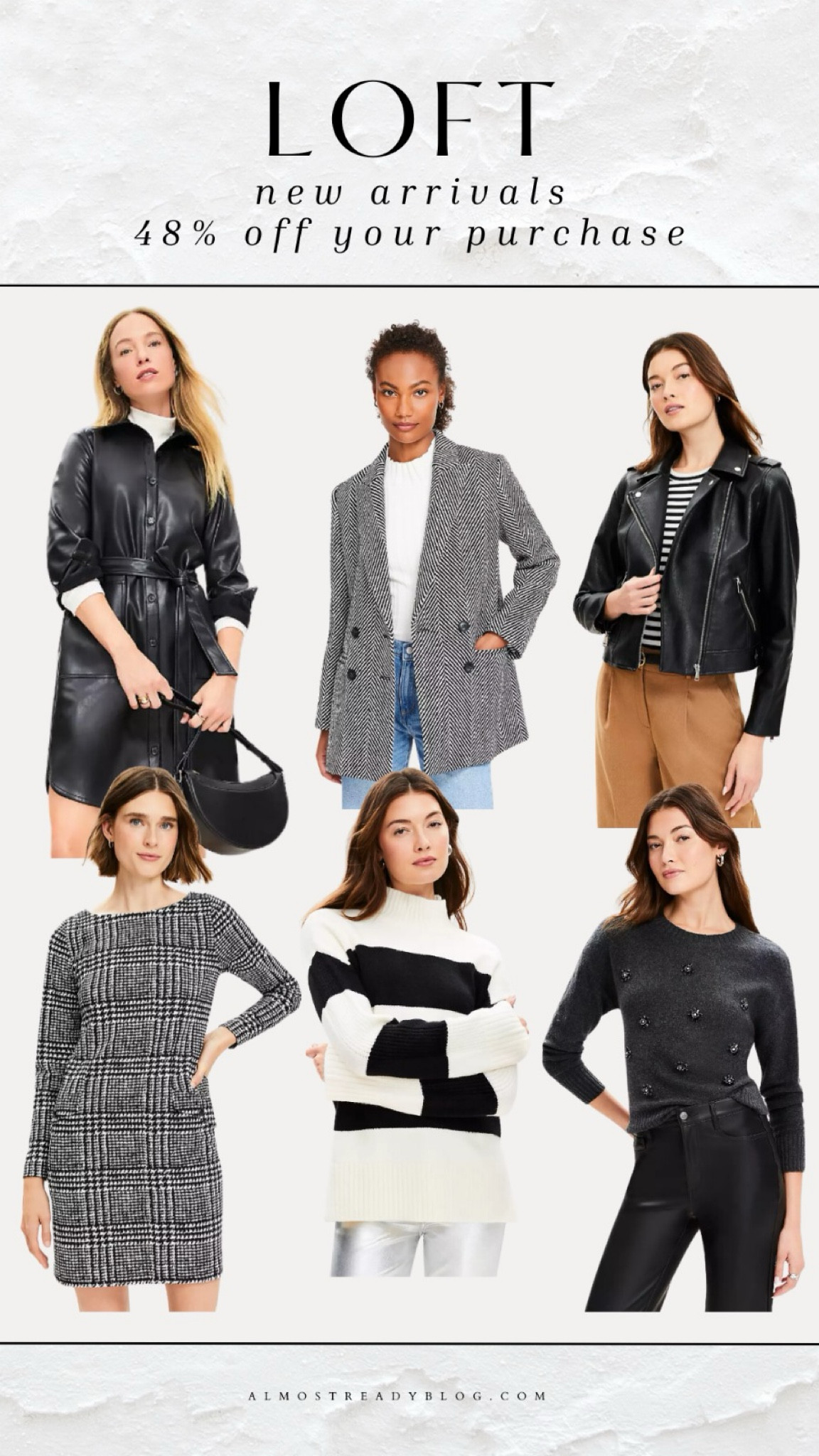 LOFT new arrivals, plaid blazer, fall staples, moto jacket, fall dress 

#LTKSaleAlert #LTKFindsUnder50 #LTKFindsUnder100