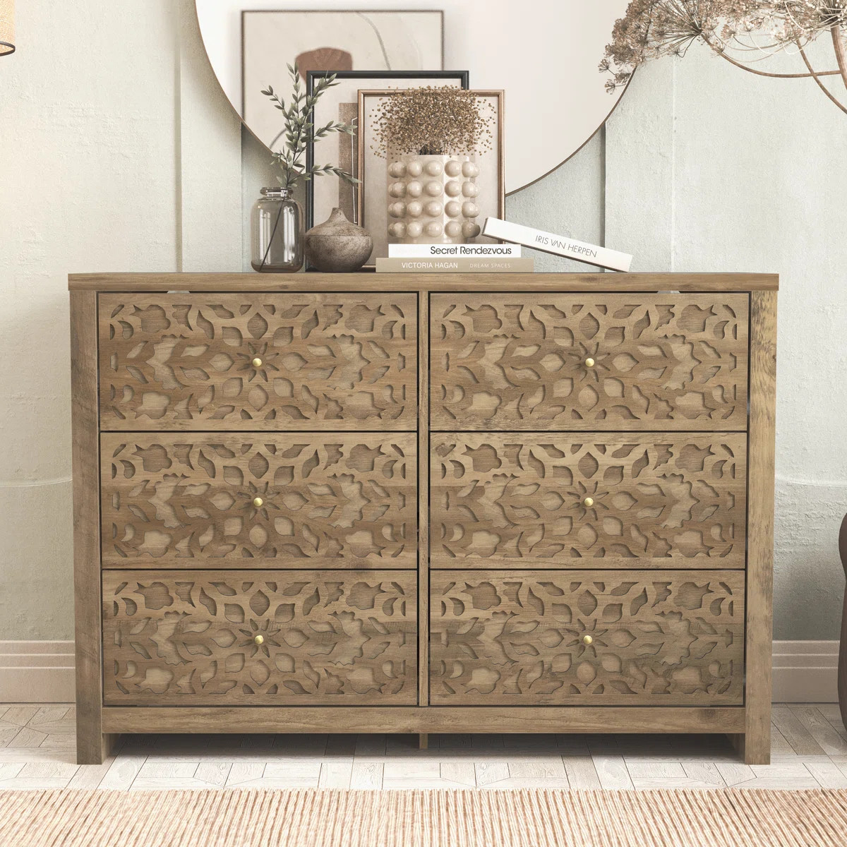 Lukasik 45.4'' W 6 - Drawer Dresser | Wayfair North America