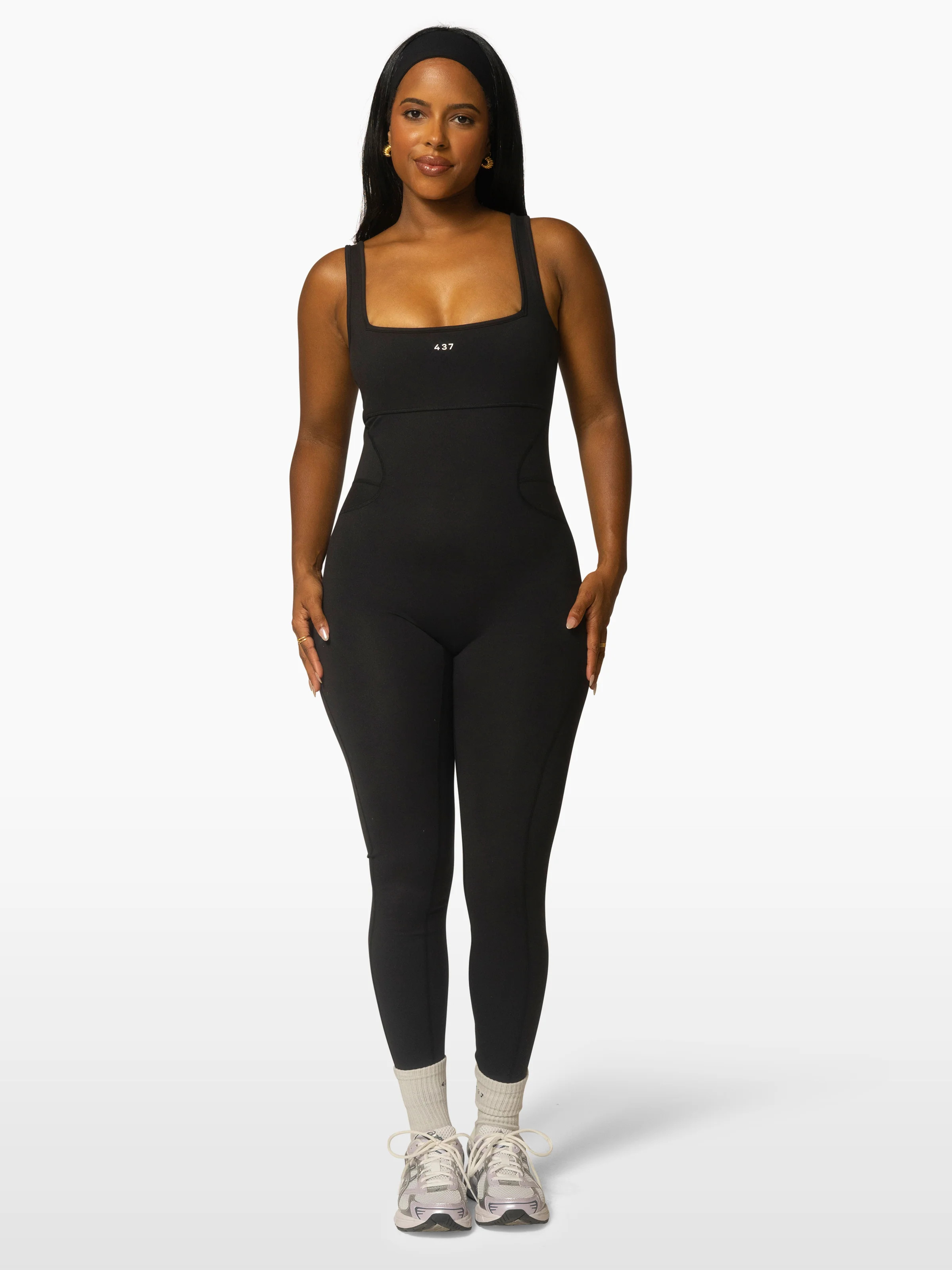 The Curve Onesie / Black | 437