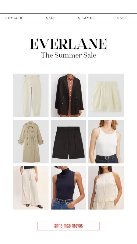 Fourth of July sales are here - get up to 70% off The Summer Sale at Everlane. Here are some of my sale picks! 

Denim, pants, trench coat, shorts, tank tops, linen, workwear, casual wear, summer outfits. 

#LTKStyleTip #LTKSummerSales #LTKOver40