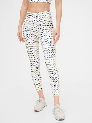 GapFit High Rise Blackout Print 7/8 Leggings | Gap (US)
