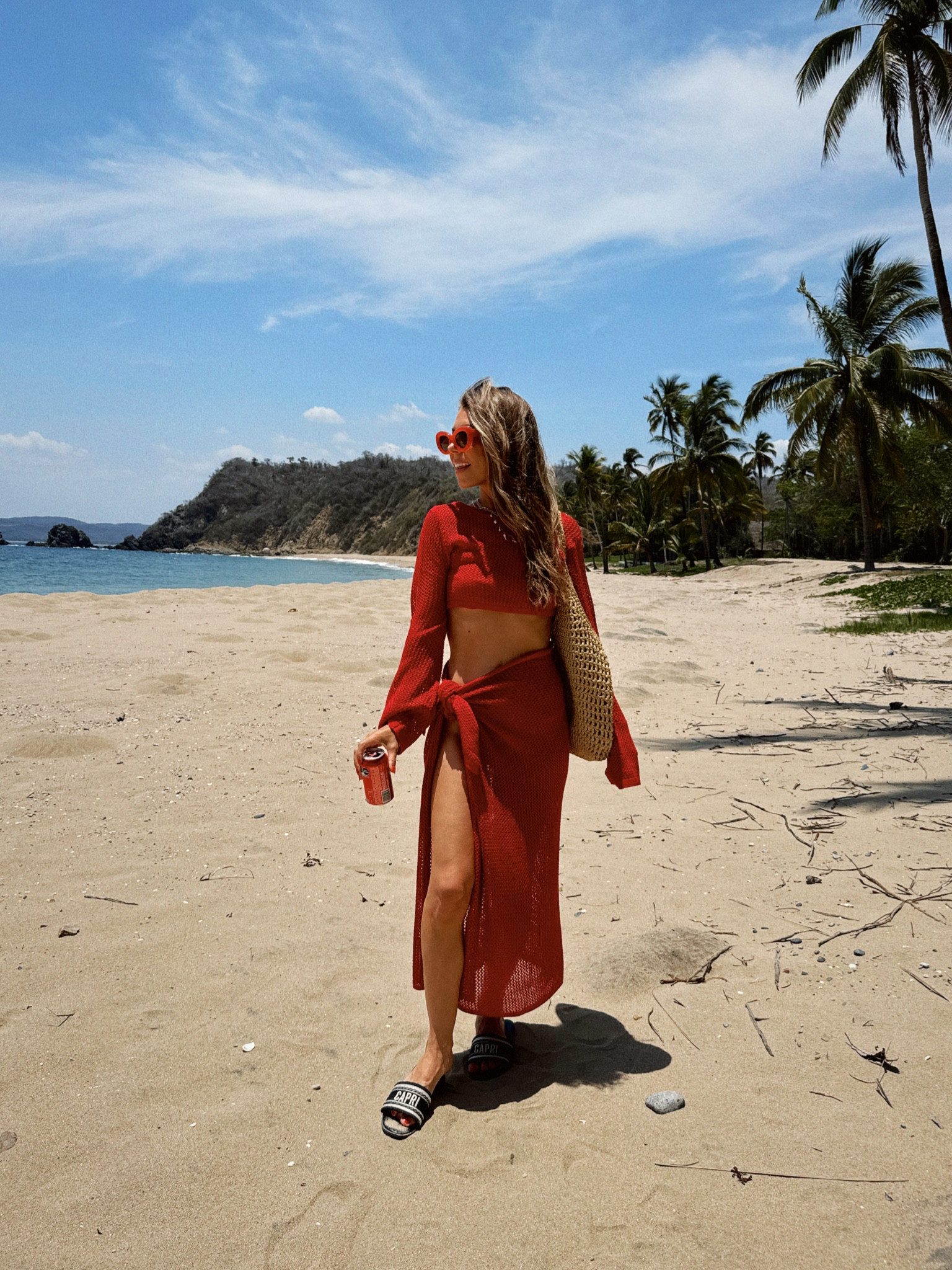 This Amazon swim coverup 😍 red rosette bikini underneath! ❤️ size small 

#LTKSwim #LTKTravel #LTKSummerSales