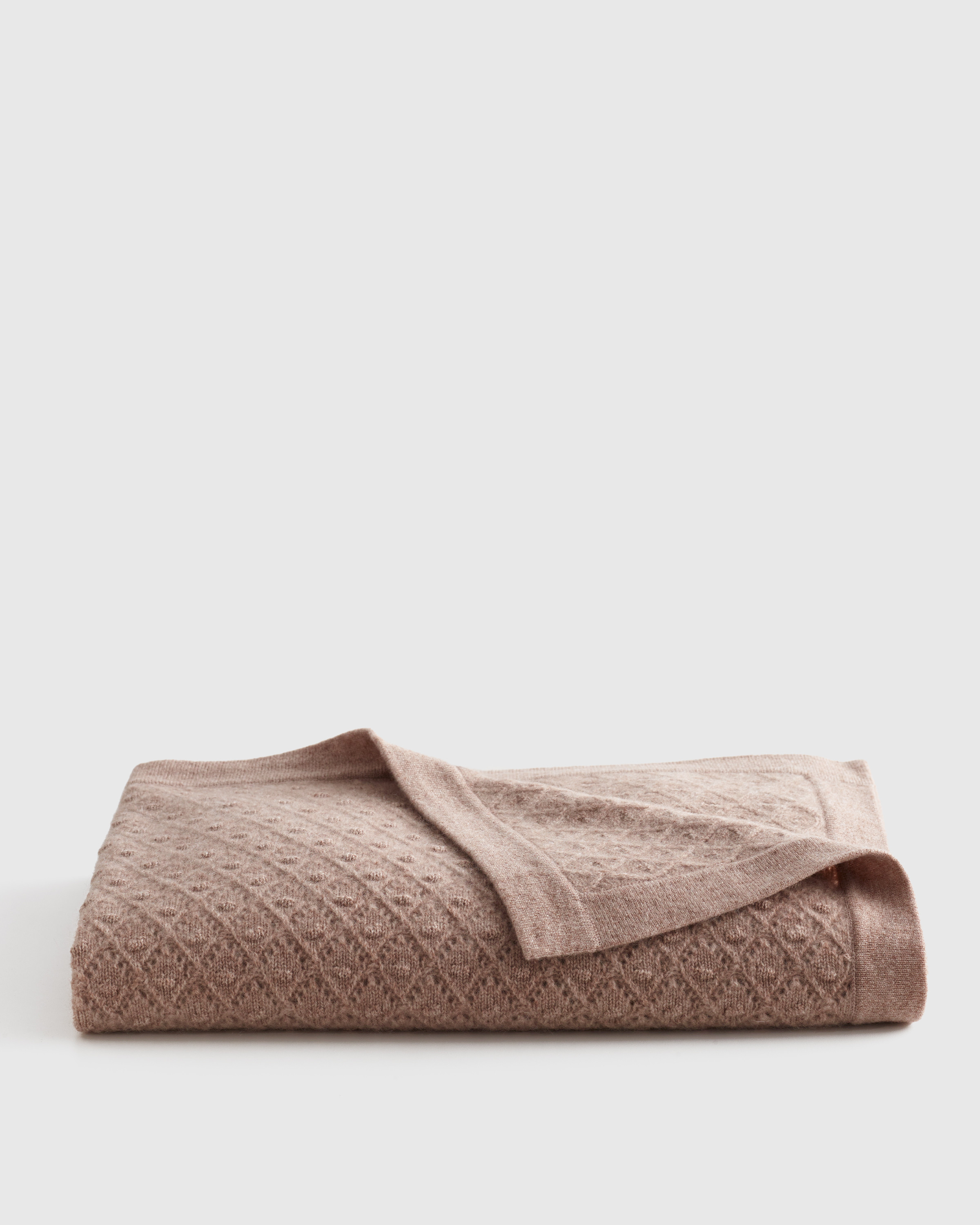 Washable Cashmere Pointelle Baby Blanket | Quince