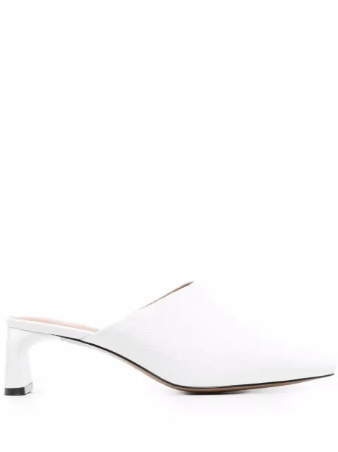 Mules con punta quadrata | Farfetch (IT)