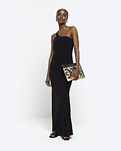 Black mermaid maxi skirt | River Island (UK & IE)