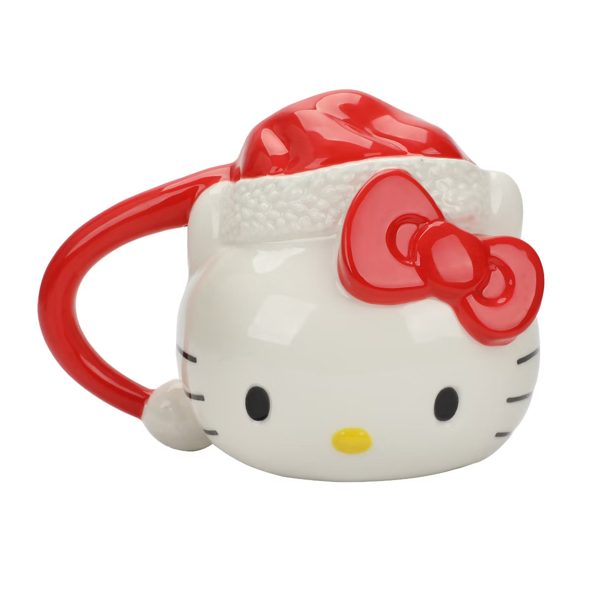 Hello Kitty Santa Hat 16 oz. Ceramic Sculpted Character Mug | Target