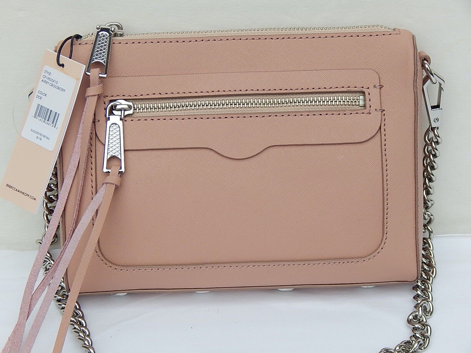 REBECCA MINKOFF AVERY CROSSBODY HANDBAG GENUINE LEATHER DOE AUTHENTIC NEW | eBay AU